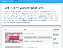 Tablet Screenshot of hdlivesexcams.com